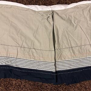 Pottery Barn crib skirt